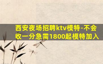 廊坊KTV招聘